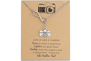 Polawarm Camera Necklace - Photographer Gift Photography Lover Gift Wedding Photographer Gift...