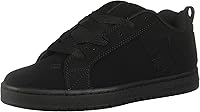 DC Men's Court Graffik SE XE Skate Shoes - Leather Comfort with Padded Tongue, Breathable Vents & Durable Grip Outsole