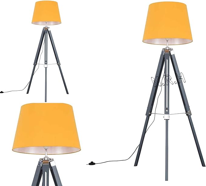 Nautical Replica Hub Verstelbare Statief Vloerlamp (zonder schaduw) 50 "Hoogte Woonkamer Decor