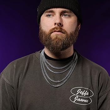 Amazon | [ジョーンズ] Cuban Chain 10mm Necklace 316L Silver
