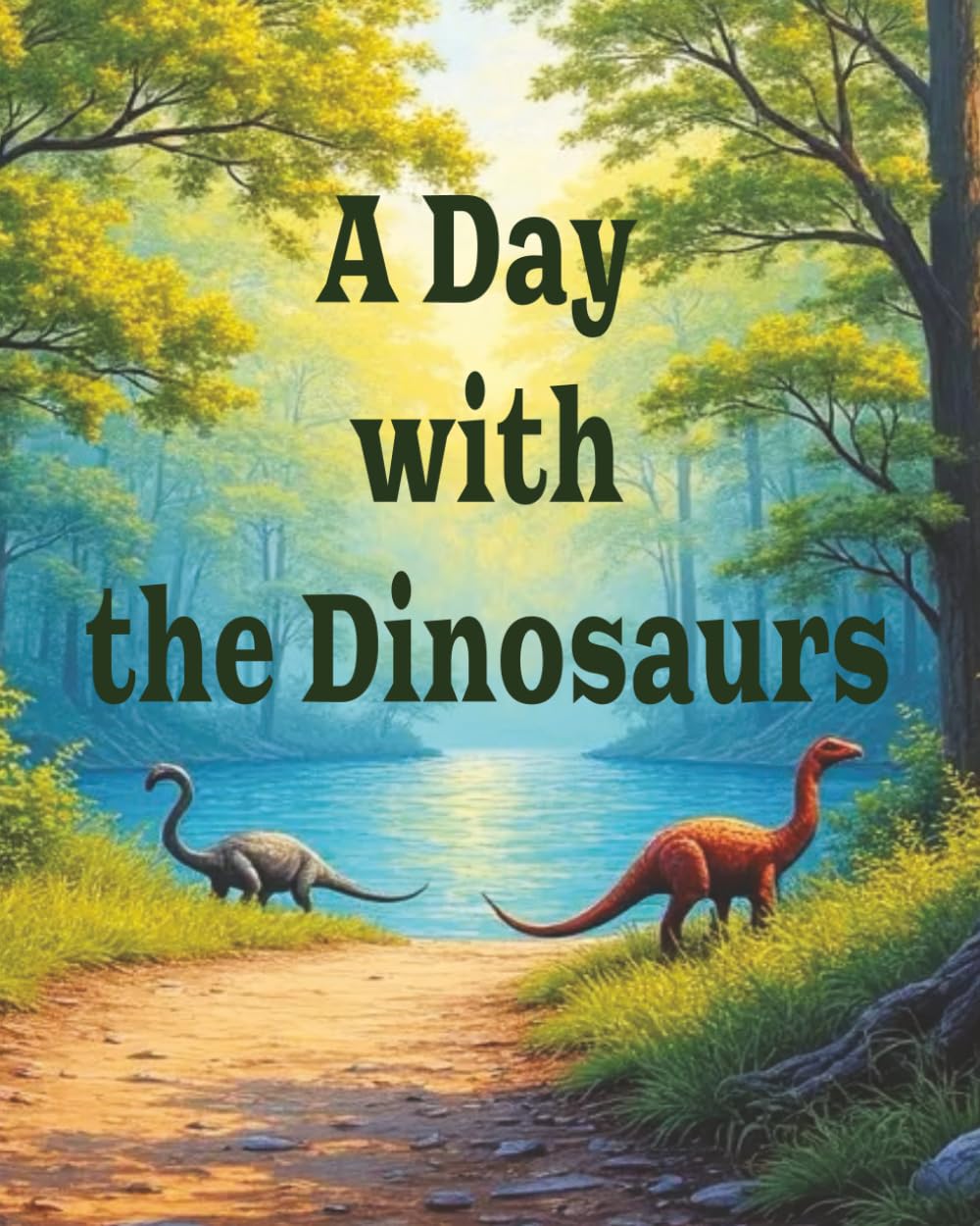 A Day with the Dinosaurs: A Courage-Building Dinosaur Adventure About Bravery, Confidence, Friendship, and Respect for Kids Ages 7–10