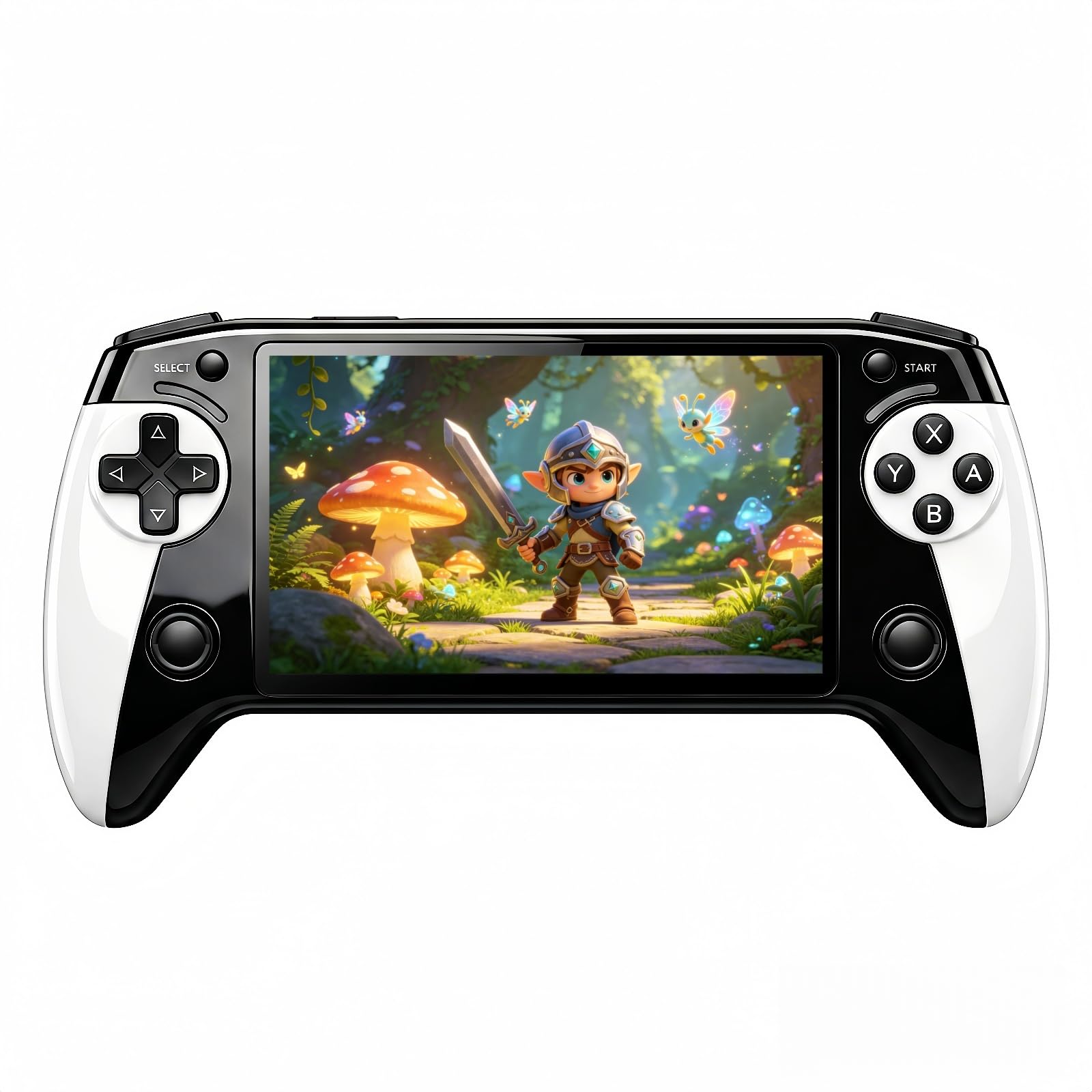 HLF Nuovo 5.5 "Multi-funzionale Videogiochi Console Retro Handheld Controller Like Design 6000 Emulatori Giochi Supporta MP4/MP3/E-books/AV Out Perfetto Vacanza/Compleanno Regalo Tempo Libero