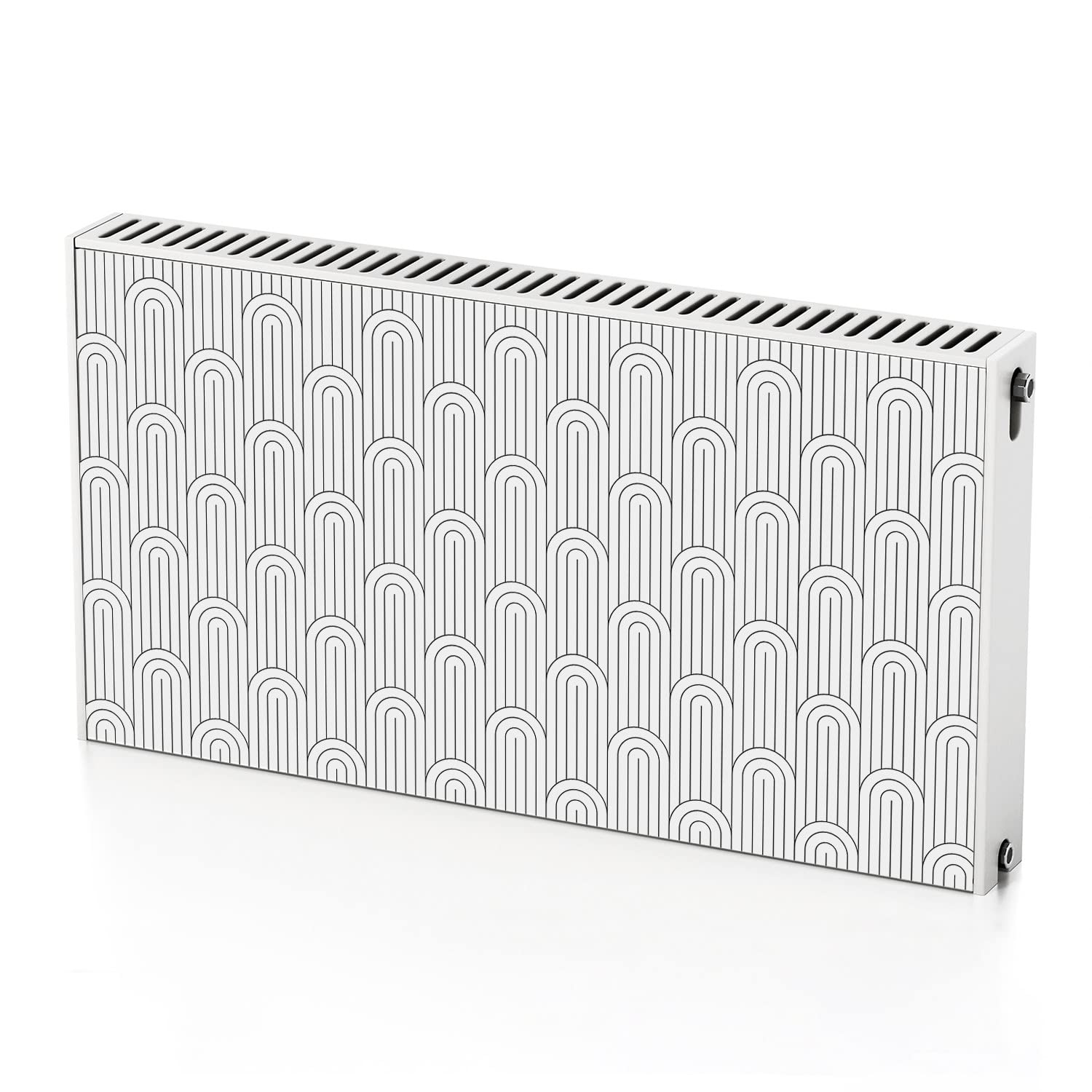 Tapis magnétique de radiateur lignes géométriques pour sublimer le salon