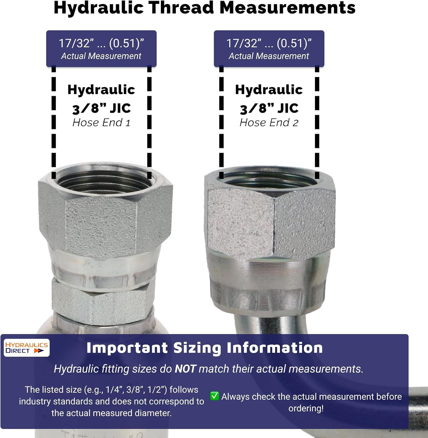 HYDRAULICS DIRECT | FA-UFWTF6-JIC-JIC90-18 | 3/8" Ultraflex Hose with 3/8" Ends: Female JIC X Female JIC 90 Degree, 18" long (5,583 psi)