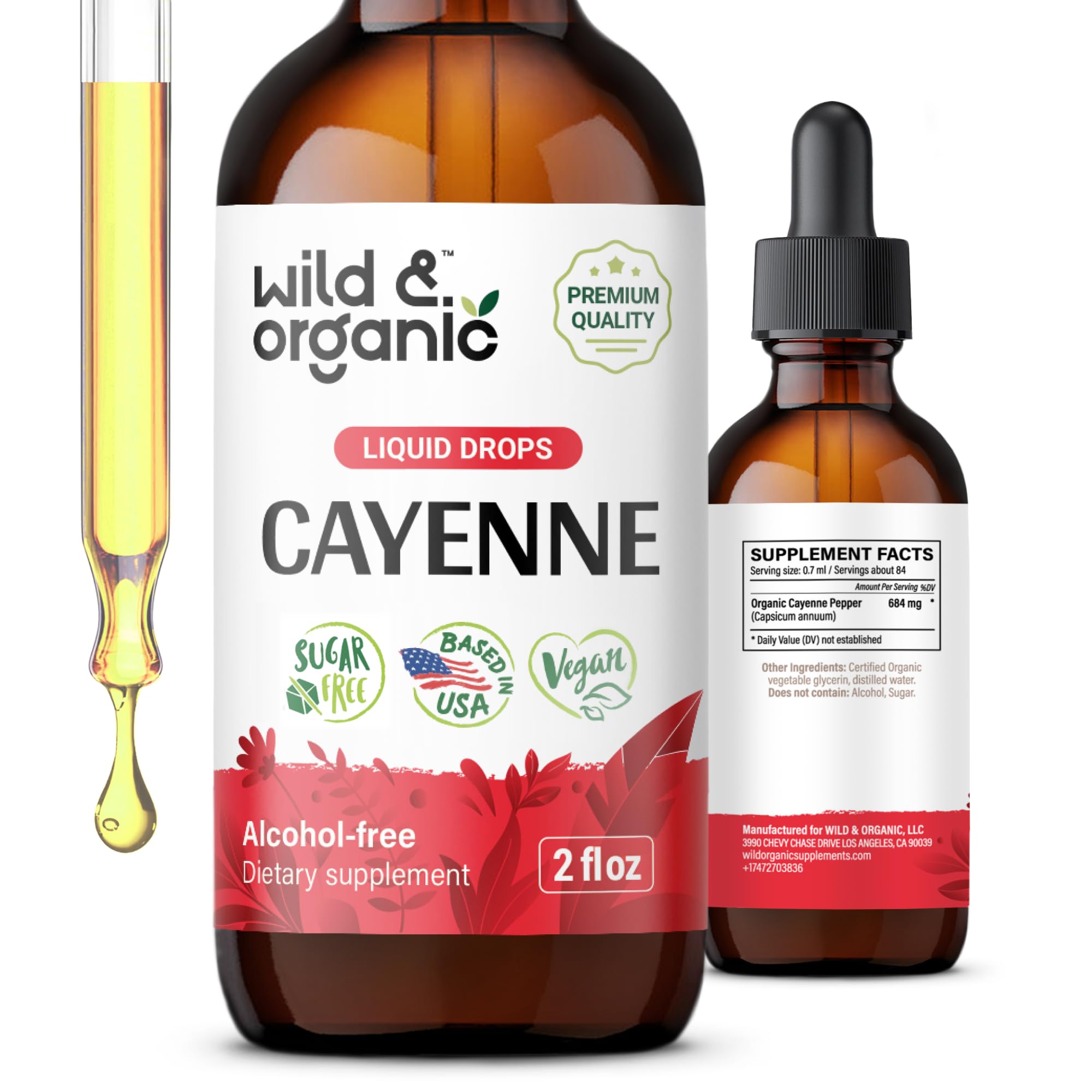 Wild & Organic Cayenne Drops