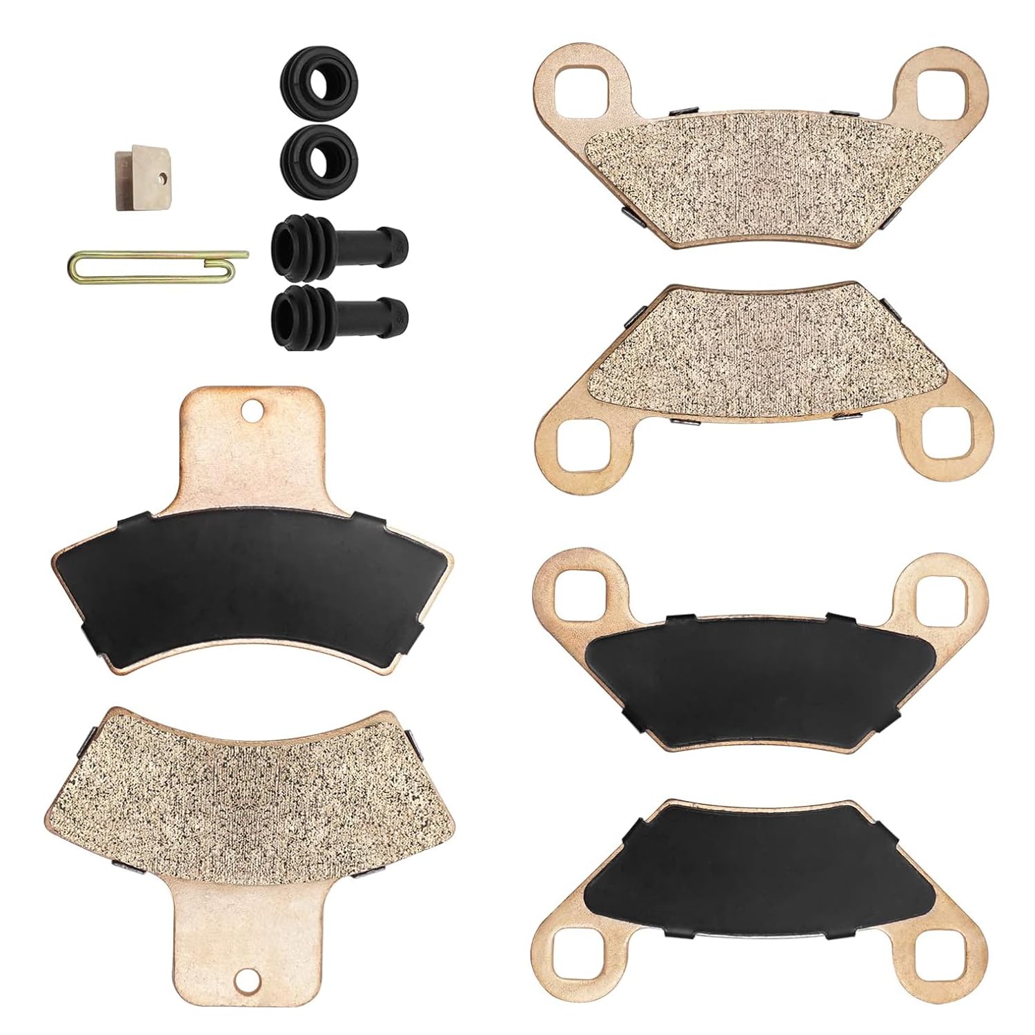 Sinterizado delantero y trasero pastillas de freno y botas para Polaris Sportsman Magnum Trail Boss Trail Blazer Scrambler Xplorer Xpedition 500 425 400 335 330 325 250