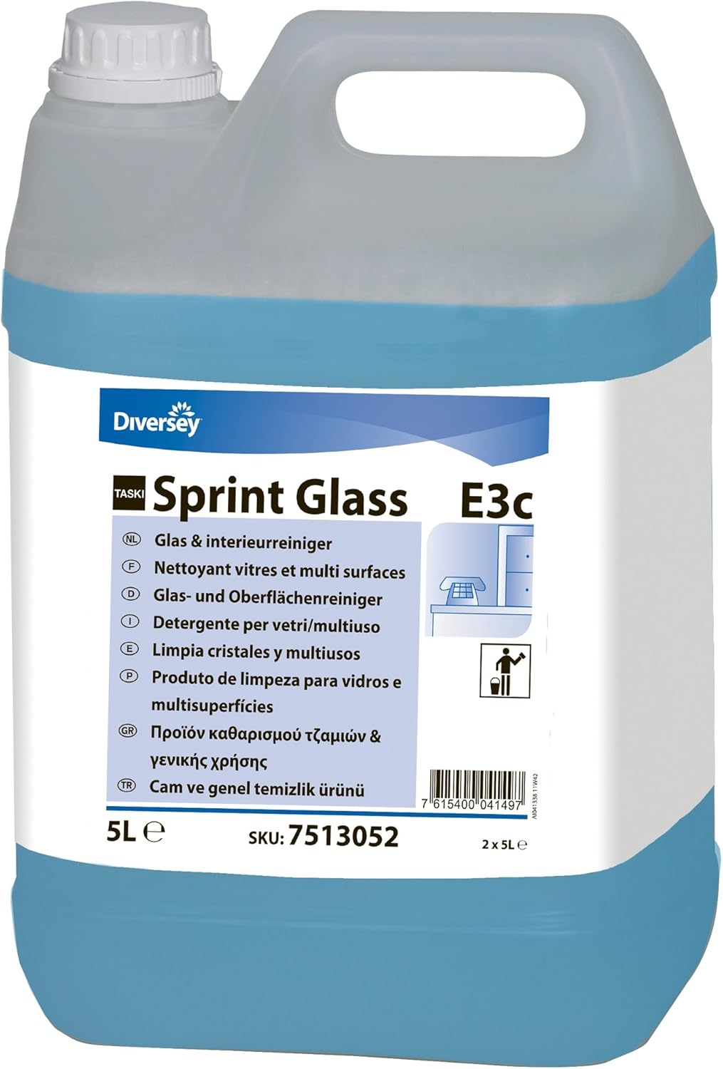 Diversey Sprint Glass (5) Amazon.co.uk Grocery