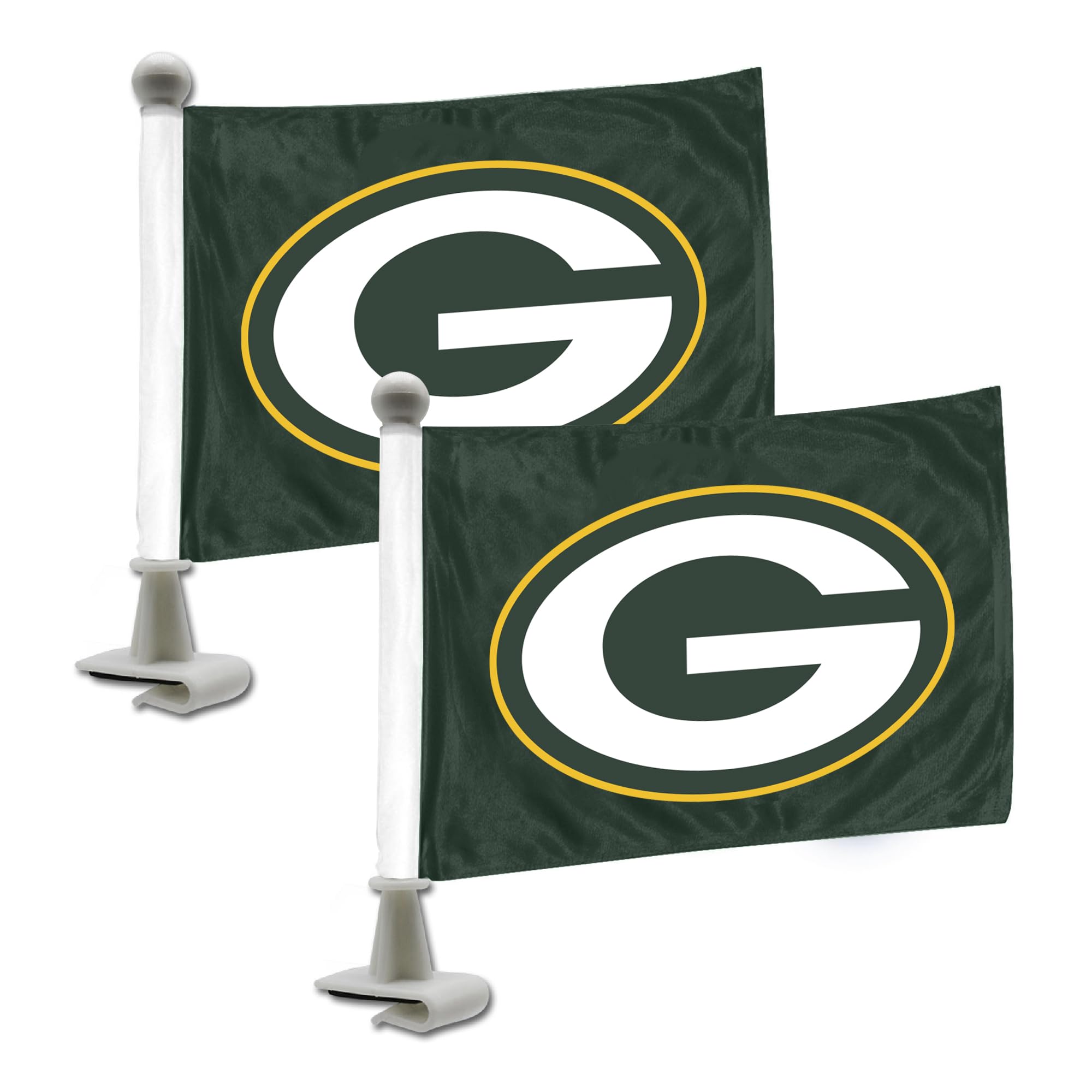 FANMATS NFL Green Bay Packers Flag Set 2Piece Ambassador Stylegreen Bay Packers Flag Set 2Piece Ambassador Style, Team Color, One Size