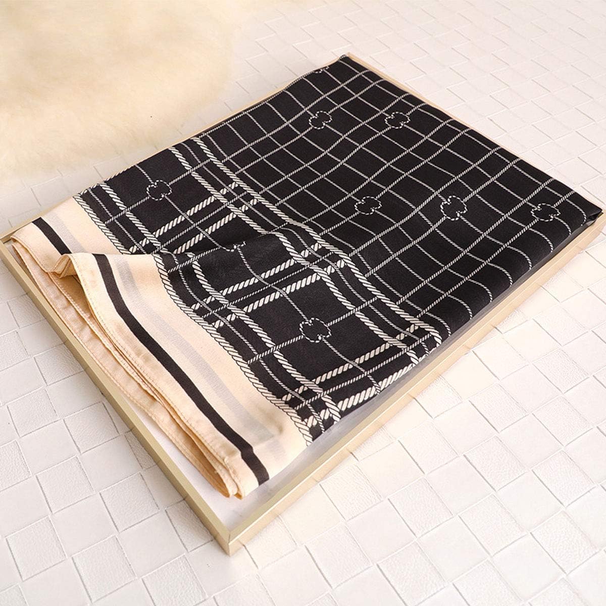 YMXHHB Silk Scarf Mulberry Silk Fashion Scarves Long Lightweight Shawl Wrap … - Image 5