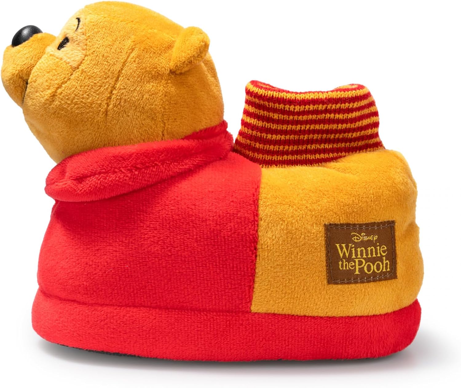 Ground Up Winnie The Pooh 3D Plushie Toddler Boy's Sock Top Slippers