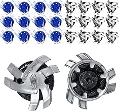 TerraShine Golf Spikes Foot Joy Spike Tacks Replacement Golf Shoes Spikes Replacement Spikes Shock Absorbing Anti-Slip Fixing Replacements for Easy On and Off Cricket Shoes