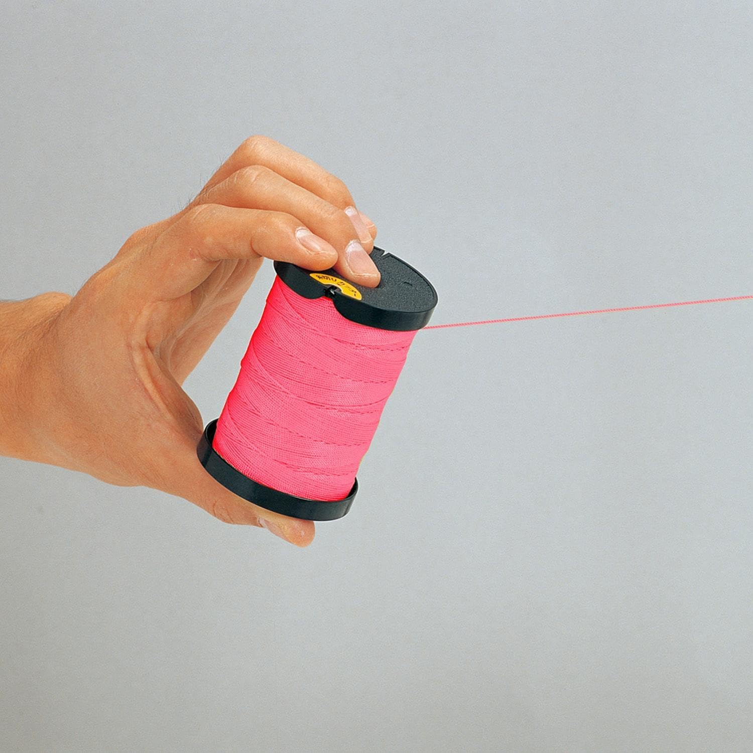 Tajima Bold Mason's Line, Fluorescent Pink, 300 m/984 ft | High-Visibility Layout Cord, For Masonry, Carpentry & Construction, PRM-M300P-T