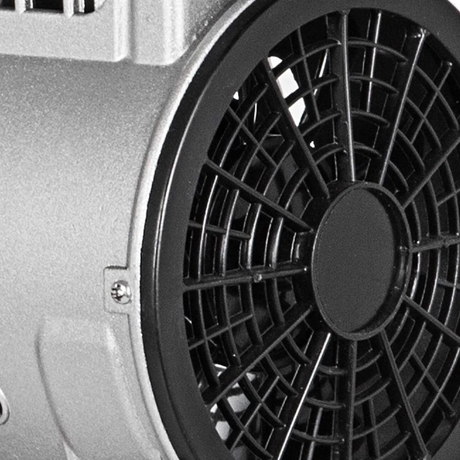 Flüsterkompressor 9 L, Leise Ölfrei Kompressor 550 W, Ölfrei Luftkompressor 58 dB, Druckluftkompressor 220 V, Silent Druckluft Kessel 110 L/min Abgasvolumen, mit Eingebautem Abluftventilator