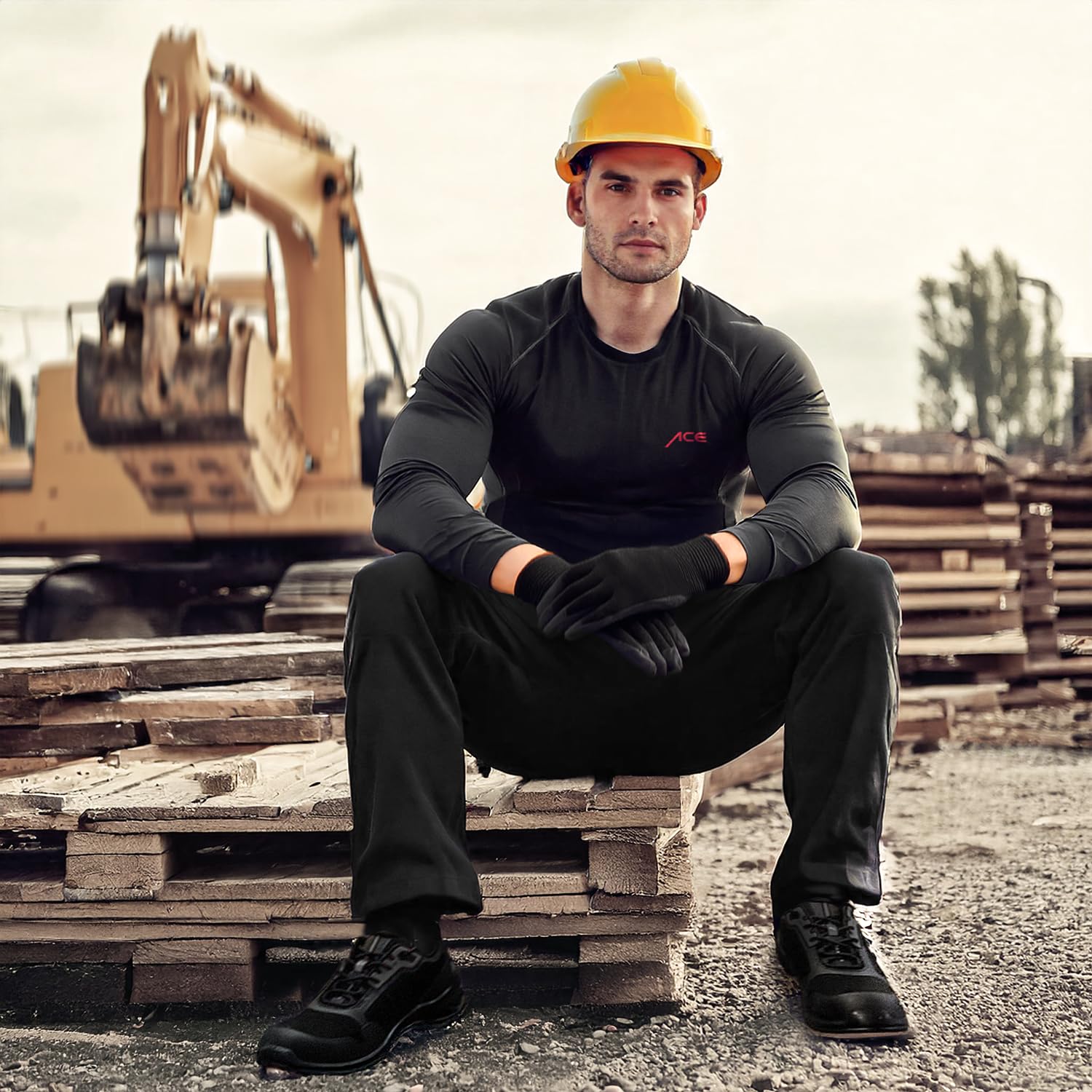 ACE Constructor S3 Chaussures de Travail - Légères, résistant à l'eau & étanches - Chaussures de sécurité pour Femmes & Hommes