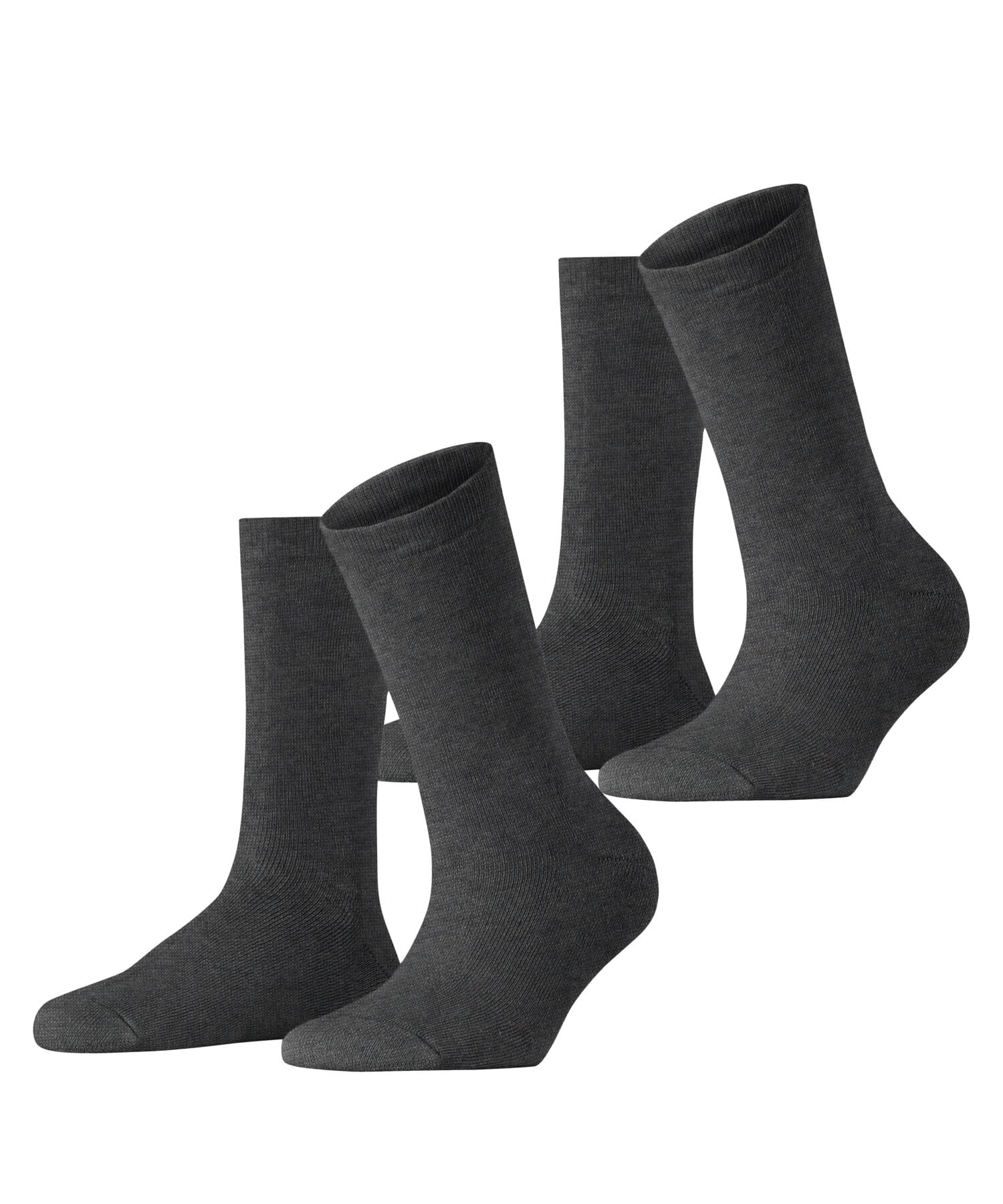 ESPRIT Damen Cloud 2-Pack Socken atmungsaktive biologische nachhaltige Baumwolle einfarbig 2 Paar