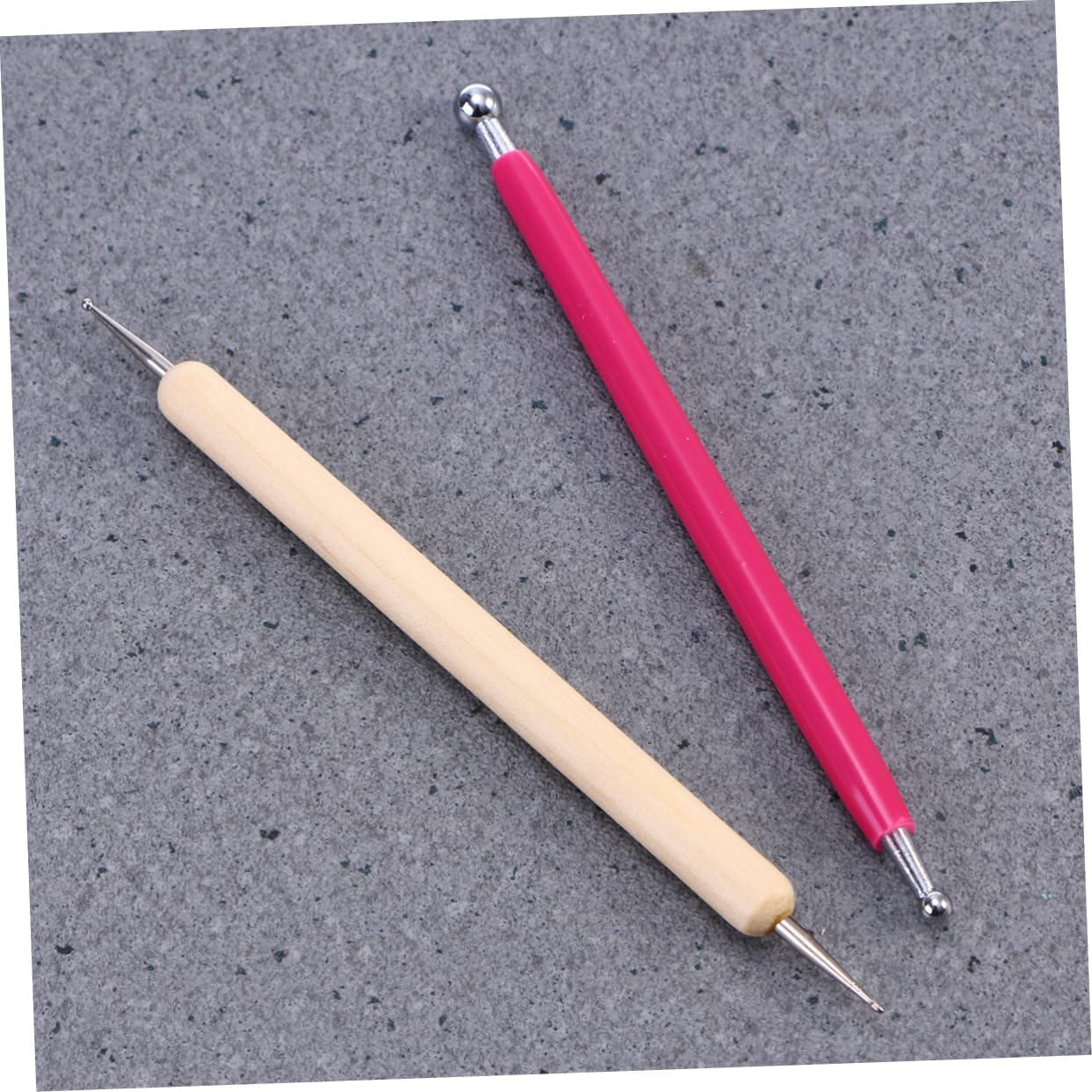 Uonlytech 10pcs Stylus Tools Set for Clay Sculpting Double-Ended Ceramic Clay Tools Pottery Modeling Kit Embossing
