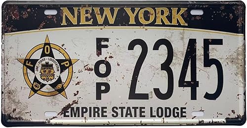 Miniatura 53 de Placa de matrícula de Wyoming de aluminio, placa decorativa de automóvil novedosa, placas de matrícula de 12"x6" para el frente del automóvil, placa