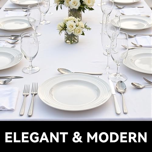 Miniatura 7 de Juego de cubiertos de acero inoxidable de 49 piezas con organizador de cubiertos, servicio para 8 personas con cuchillos de carne y utensilios de