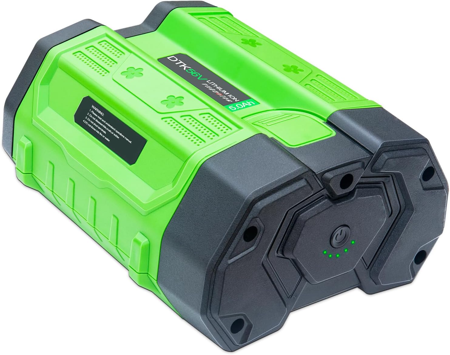 DTK 5Ah Battery Replacement for EGO 56V Battery Compatible with BA2800 BA4200T BA4200 BA1400 BA2800T BA5600T 56V Lithium Ion Batteries