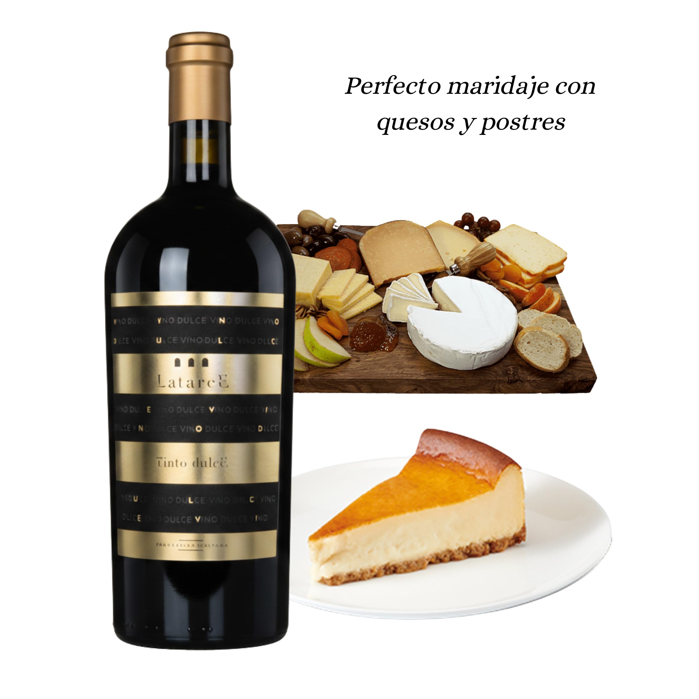 Latarce | Lieblicher Rotwein 100% Tempranillo | D.O. Toro | Überreife Trauben + Eichenreifung | Weinset 3 Flaschen à 75cl | 15% vol.