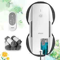 Robô de Limpeza de Janelas FMART T9 Pro, Pulverização Inteligente com Atomização Ultrassônica, 3800PA, Planejamento Inteligente de Rotas com IA, Tecnologia de Detecção de Bordas, Controle Remoto