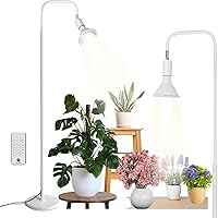 Vista 1 de Sol-Leaf - Luces LED de cultivo de alta calidad: espectro completo ajustable, control remoto, temporizador de encendido/apagado automático