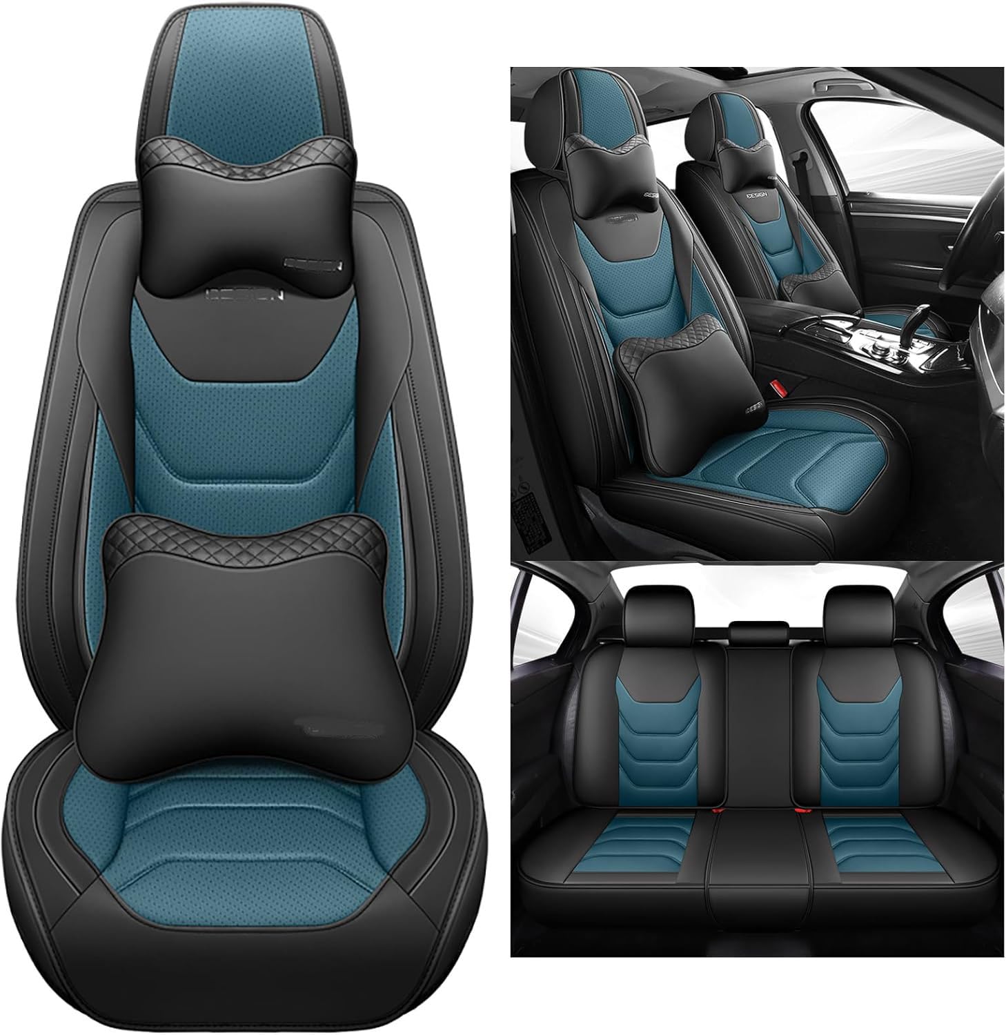 Fundas Asientos Coche Universales para Jeep Renegade Limited(BU)/Renegade Limited 4×4(BU)/Renegade Longitude(BU)/Renegade Longitude 4×4(BU)/Renegade Trailhawk(BU)/ Accesorios Coche