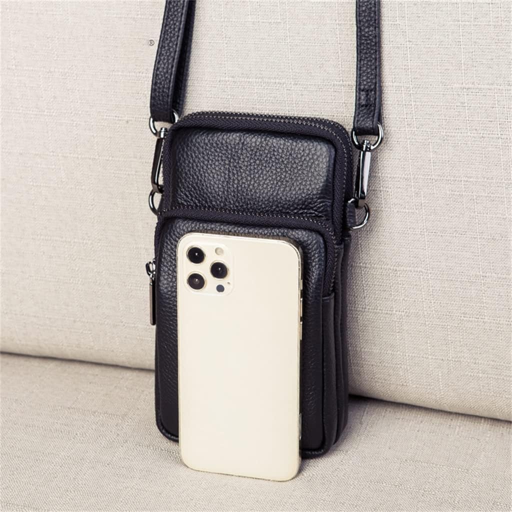 HBJWOV Ladies Mobile Phone Bag Messenger Small Women's All-match Mini Leather Shoulder
