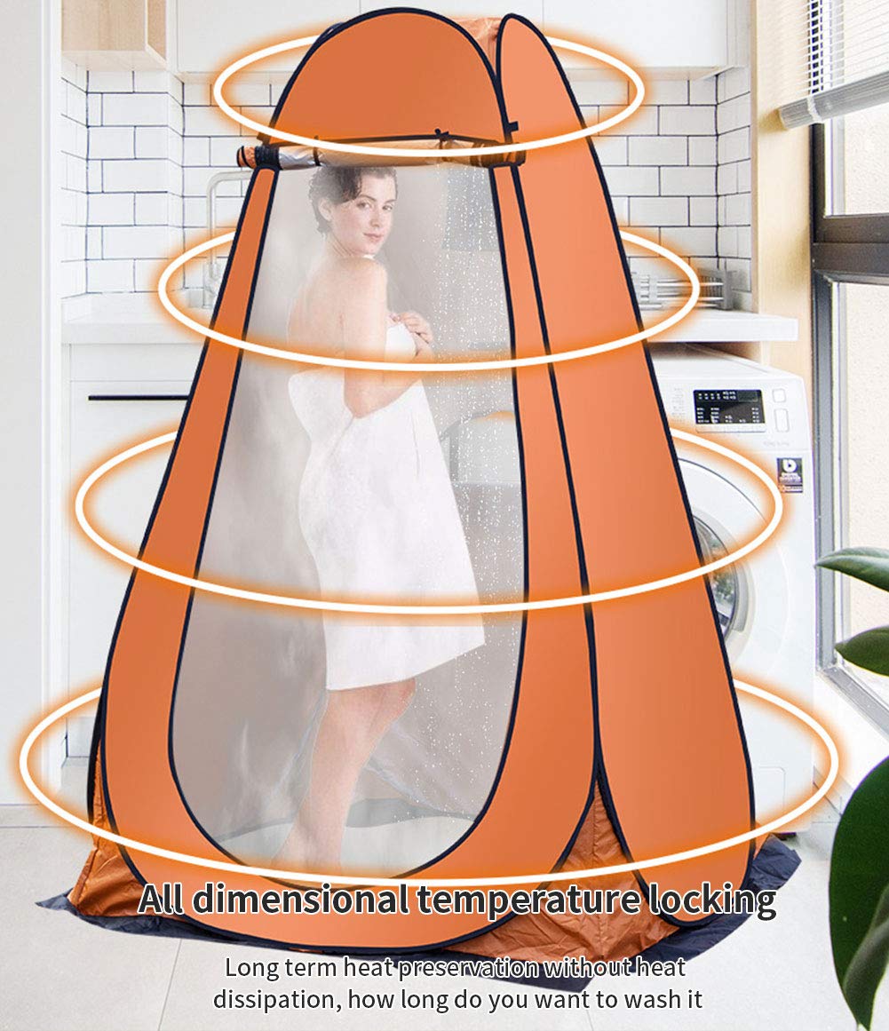 Tenda Spogliatoio Portatile BaBa - Pop-Up Istantaneo Per Campeggio, Spiaggia, Doccia (Verde Militare) - Foto 4