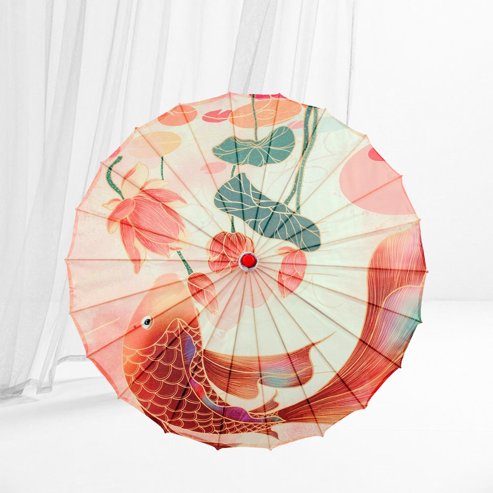 Baoblaze Handgefertigter Regenschirm aus geöltem Papier, japanischer chinesischer klassischer Tanz-Regenschirm, klassischer Tanz-Sonnenschirm für weibliche