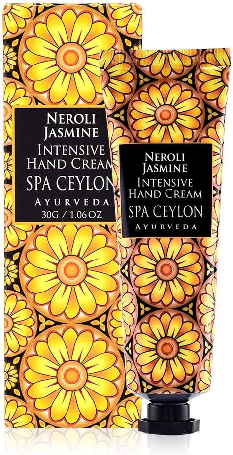 SPA CEYLON NEROLI JASMINE Intensive Hand Cream | Vitamin-Rich | Hydrate | Moisturize | Vegetarian | Ayurveda | Suitable for all skin types