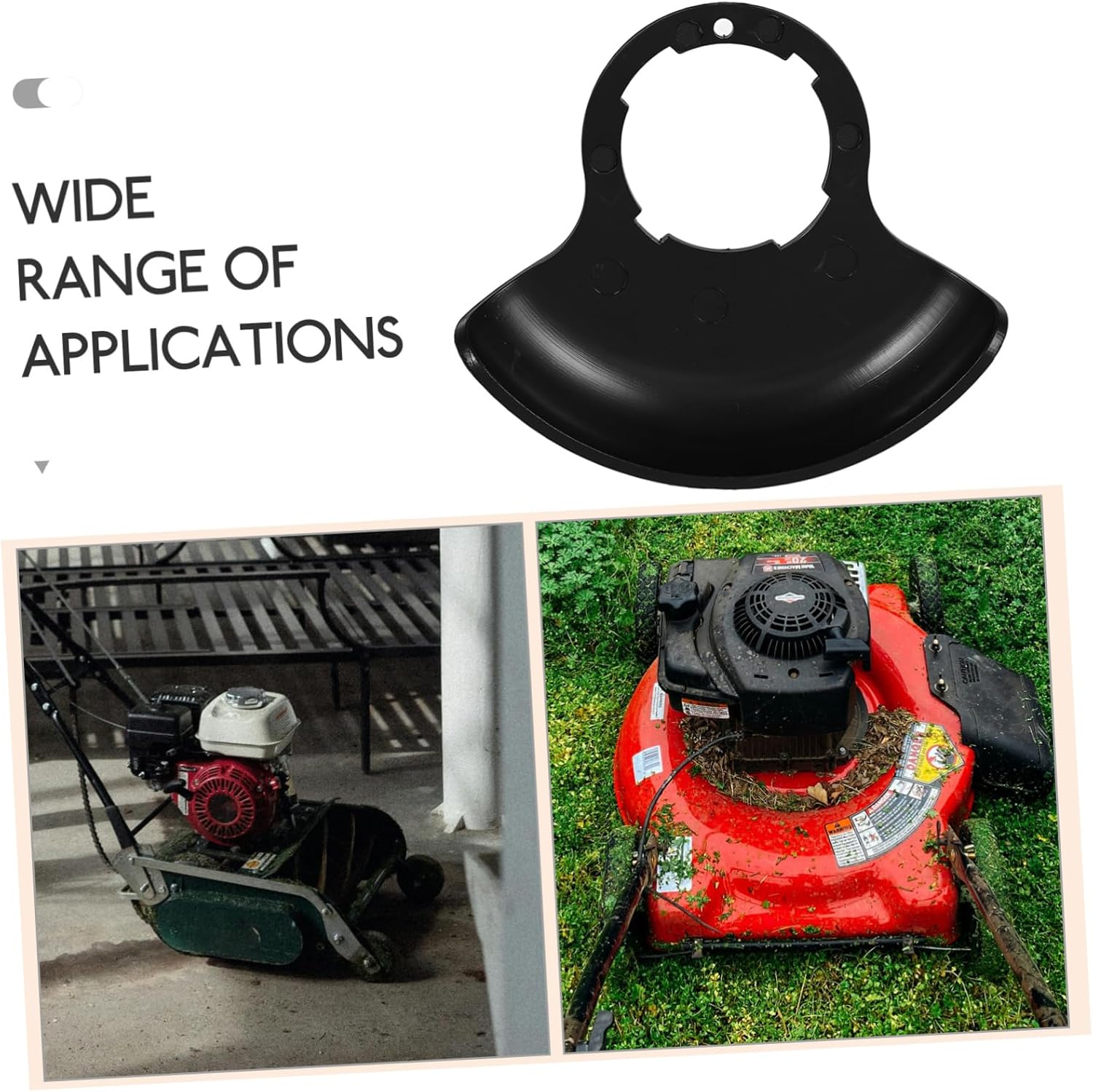 2Pcs Grass Deflector Shields for Lawn Mowers Easy to Install Grass Shield Covers for Tools Essential Replacement Parts for Improved Performance