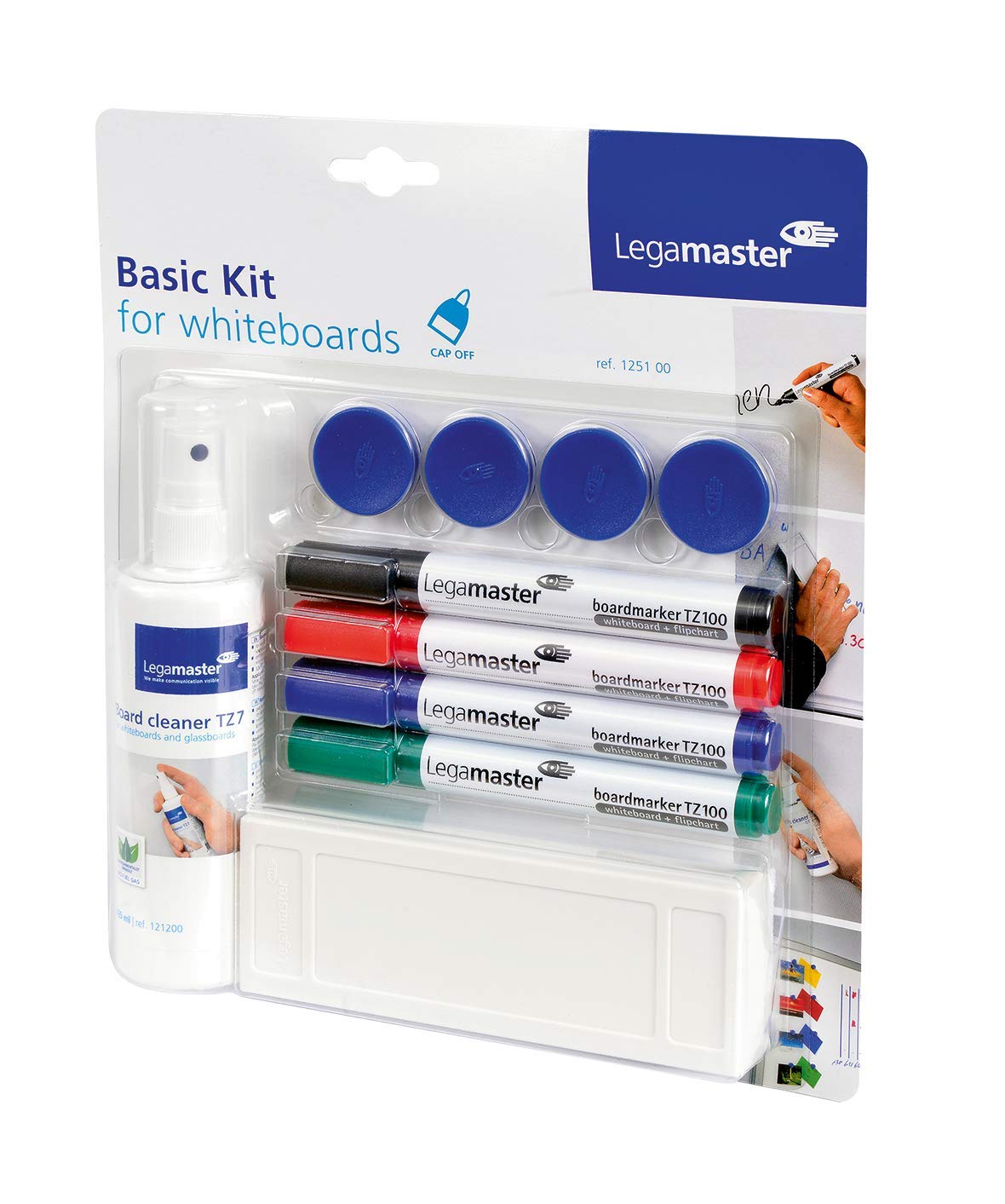 Legamaster Basic Kit 1251 00 Jeu d' accessoires pour Tableau blanc