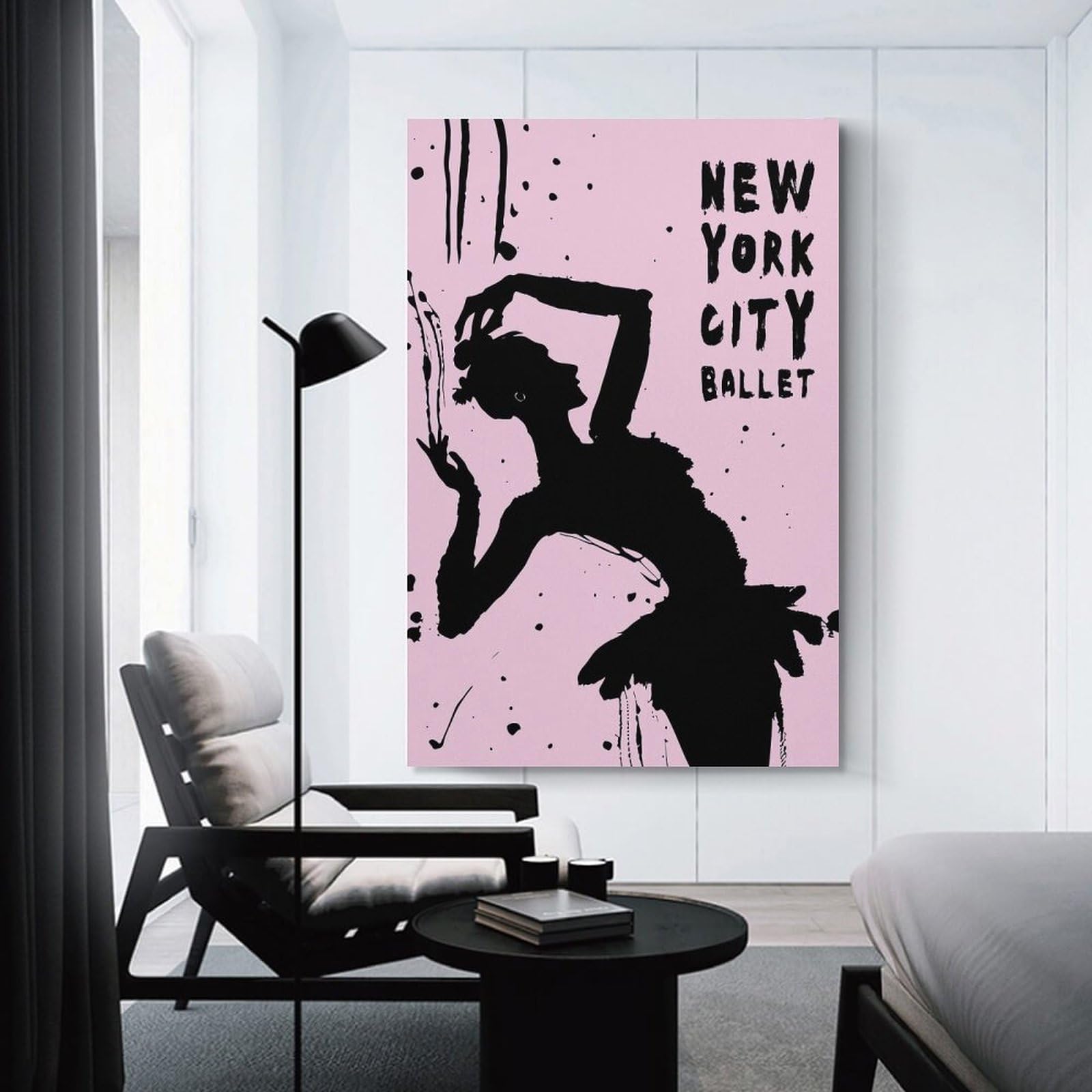 Junmoney New York Ballet School Decorative Canvas Print, 16x24inch(40x60cm), for Study, Office Or Focused Interiors, Canvas Wall Decor for Creative Rooms