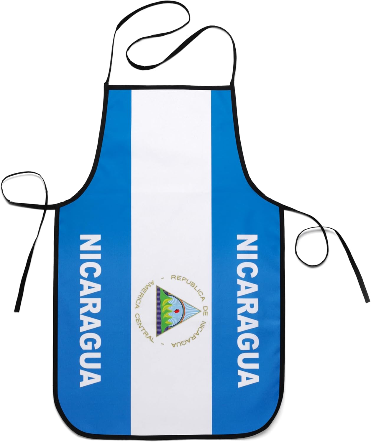 Nicaragua Flag Kitchen & BBQ Set w/Apron, Oven-mitt & Pot-holder Nicaraguan