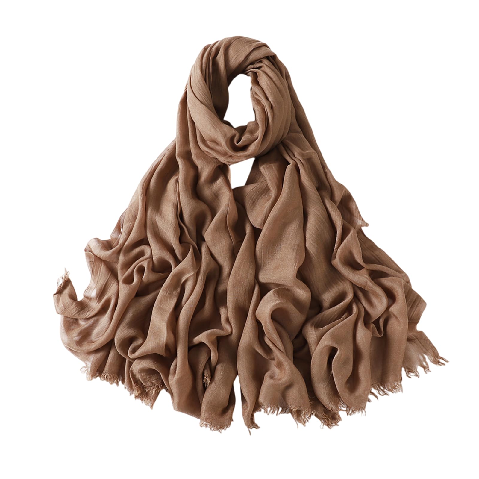 MICFENY Breathable Long Scarf Multipurpose Headwear For Sensitive Skin Adult Soft Viscose Fabric Neck Gaiter Headcovering