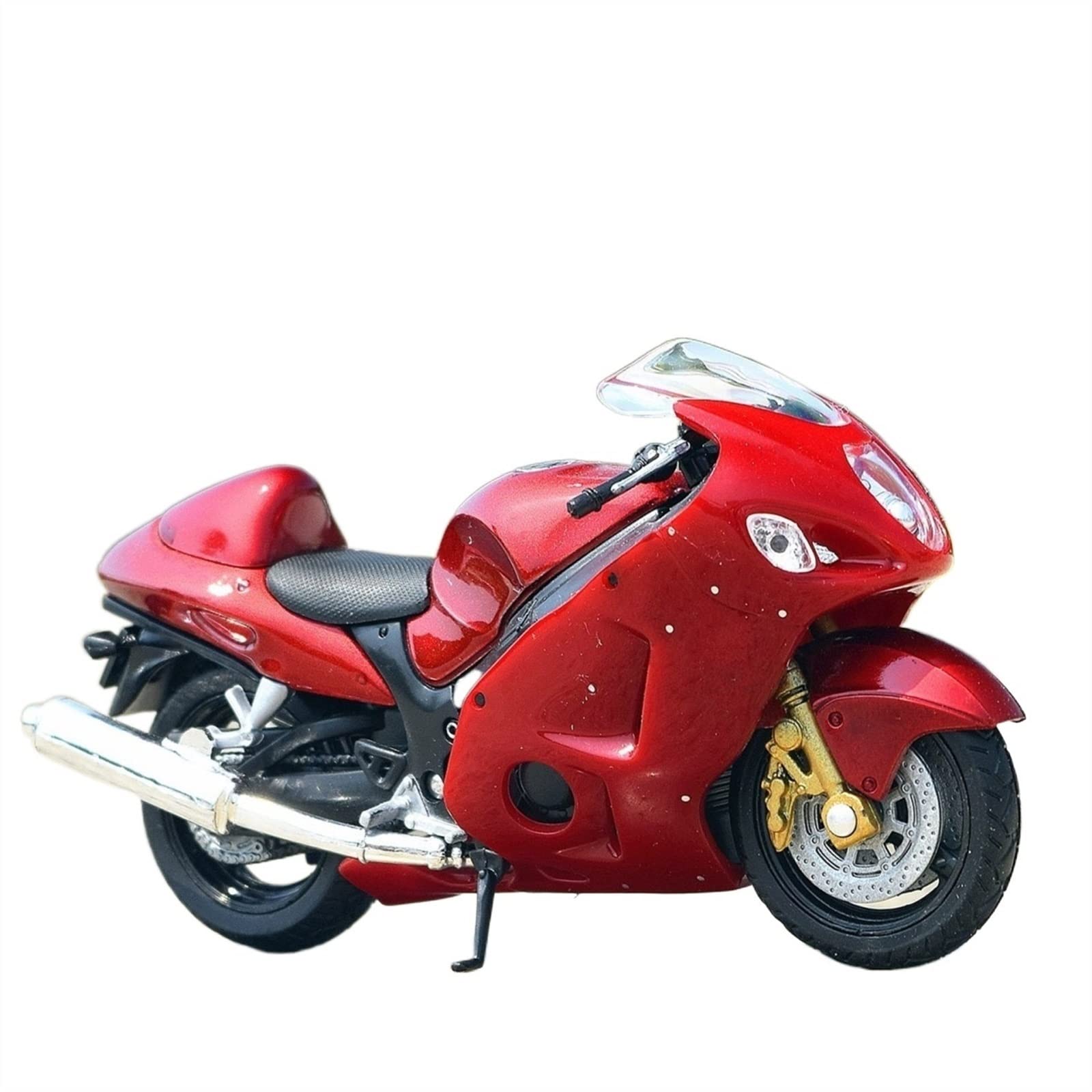 SEYXF Motorbike Toy Motorcycle Toy Collection 1:18 for Suzuki Hayabusa GSX1300R Alloy Model Diecasts Metal