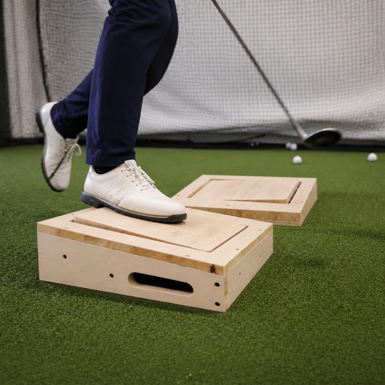 Attrezzo Golf per Trasferimento Peso | Legno massello, Pedana Trasferimento Peso, Riscaldamento pre, Per utenti esperti