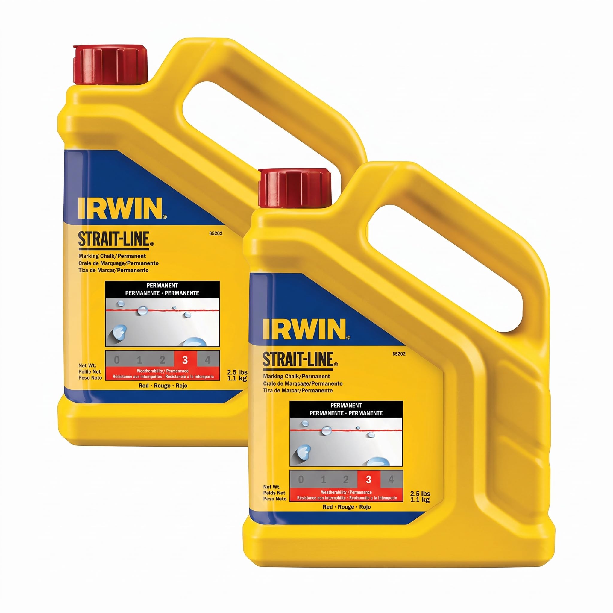 Irwin Tools Lenox Tools 65202 Marking Chalk Refill, Perm, 2.5 lb, Red — Amazon image 2
