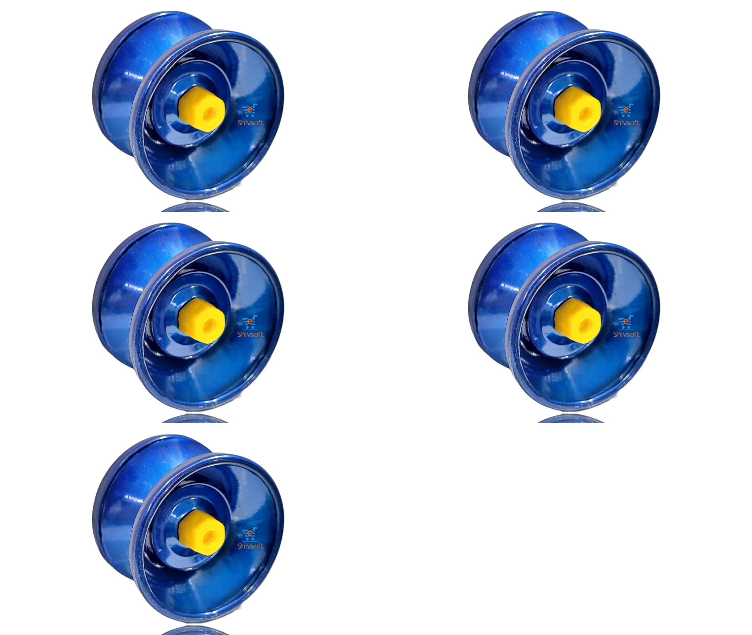 Shivsoft ® Fine Quality High GlossNon Professional Metal Responsve YoYo Spiner Toy (1 pcs) Make in India(Blue)
