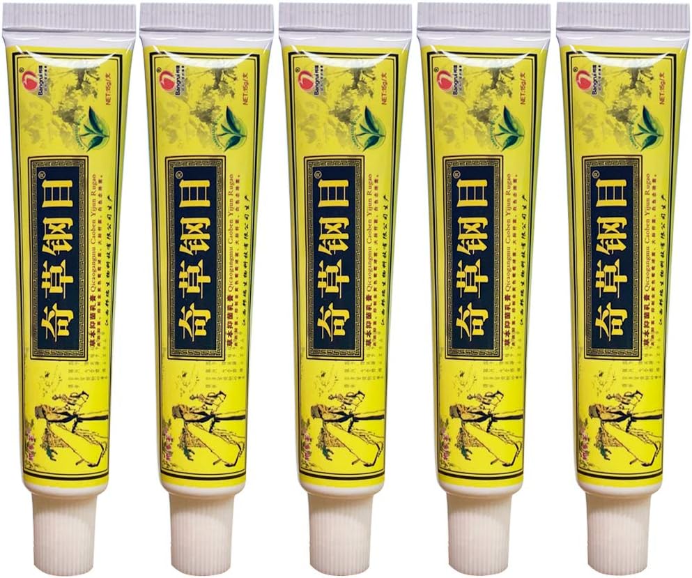 5pcs/Lot Chinese Herbal Eczema, Psoriasis Creams Dermatitis and Eczema Pruritus Psoriasis CEZUBEM Ointment