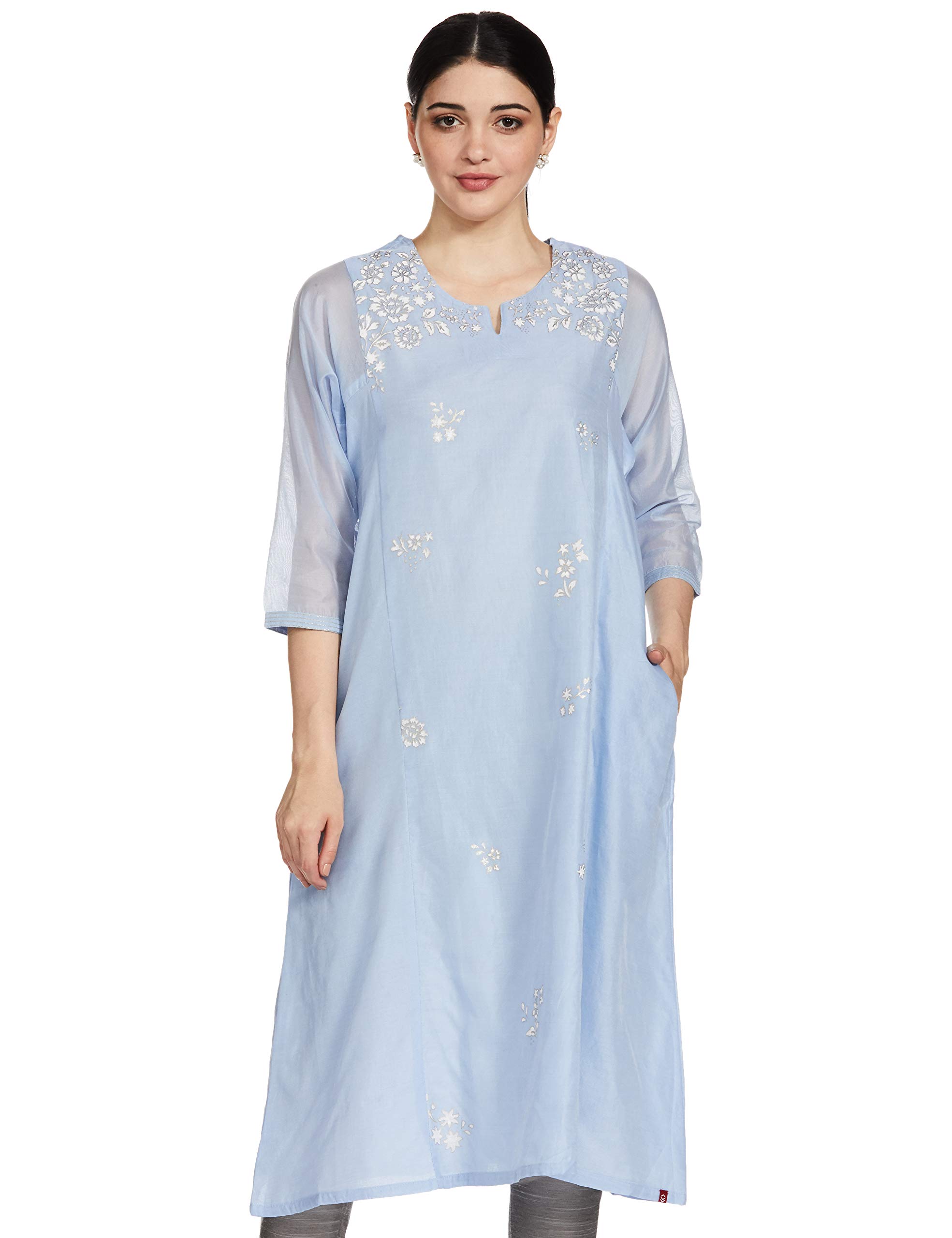BIBAWomen Printed Straight Salwar Kurta Dupatta