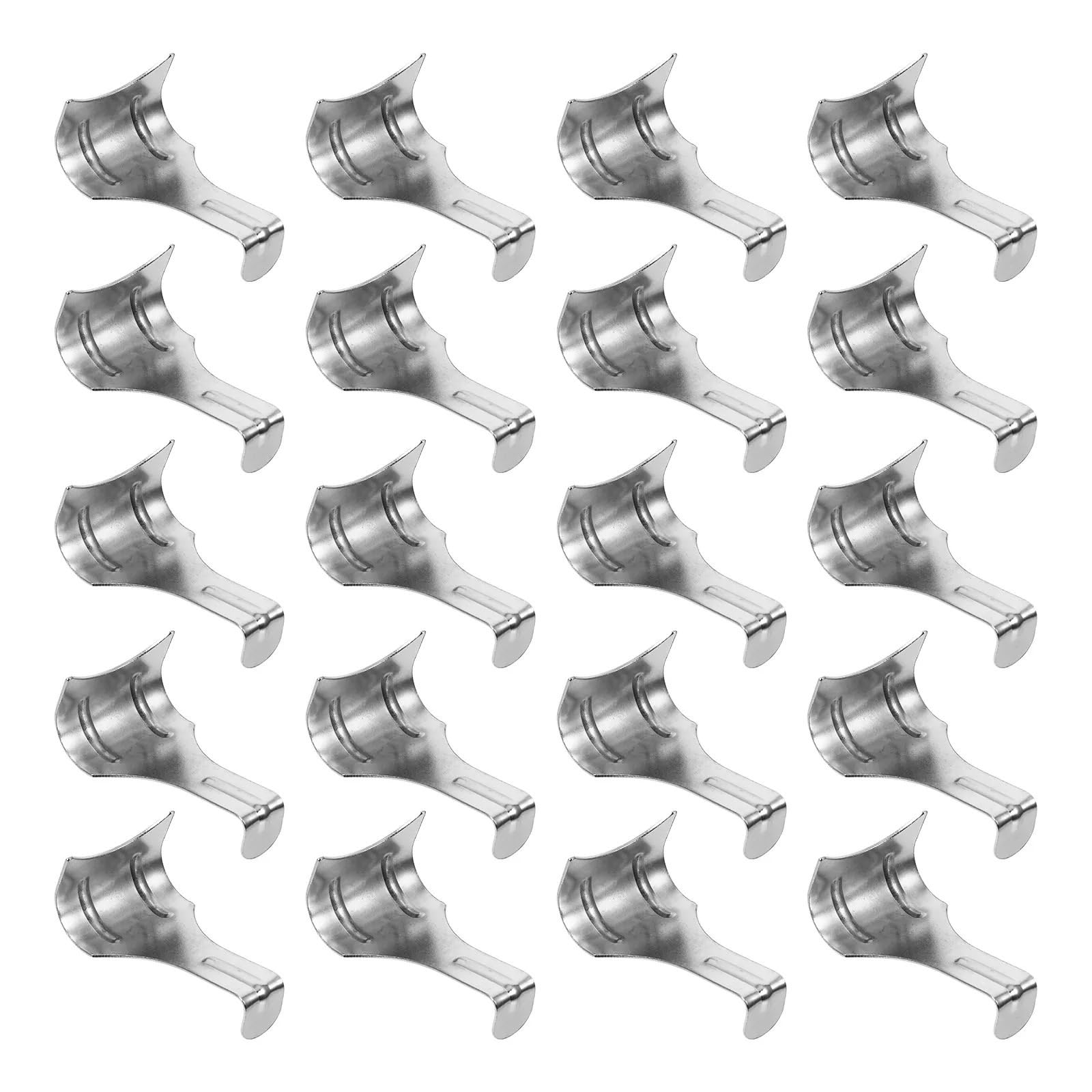 Lutachy One Color Picture Rail Hooks 50Pcs Thick Iron Moulding Hooks Rust Resistant Heavy Duty S Suitable For Hanging Pictures Hats Backpacks Keys Household For Pictures Frames Gallery Pictures Billboards