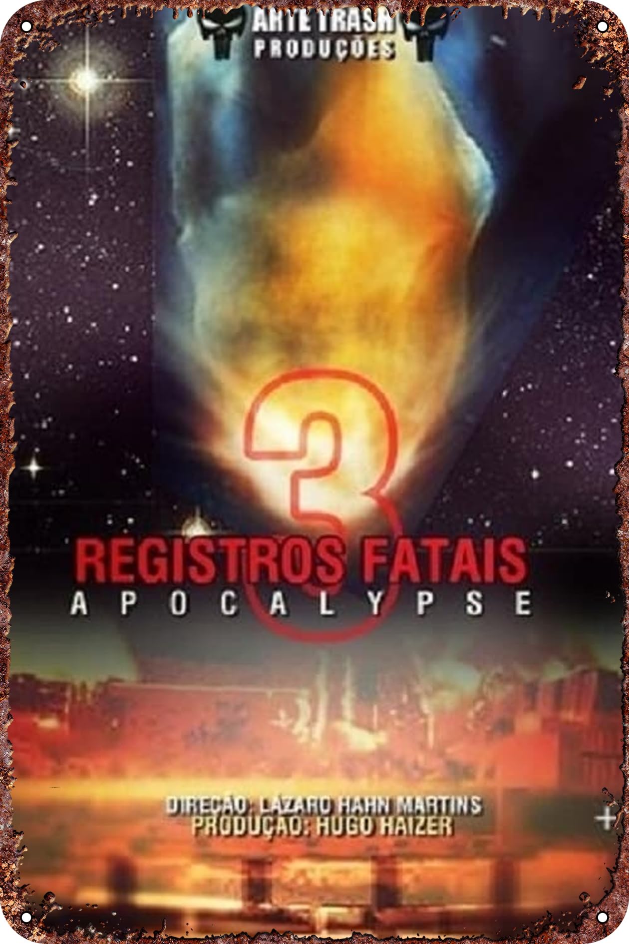 洋画・外国映画 REGISTROS FATAIS 3 DVD Amazon.com: Registros Fatais 3: Apocalypse Vintage Metal Tin Sign