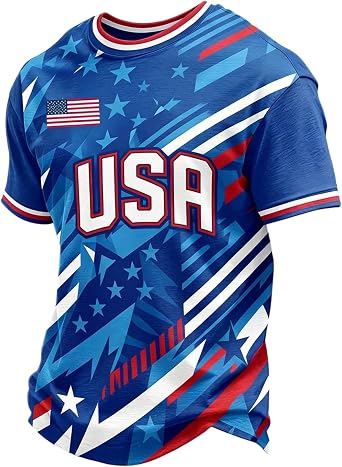 2026 World Soccer Cup Fan Jersey USA Soccer Jersey Short Sleeve Shirts Football Team Casual Crew Neck Tee