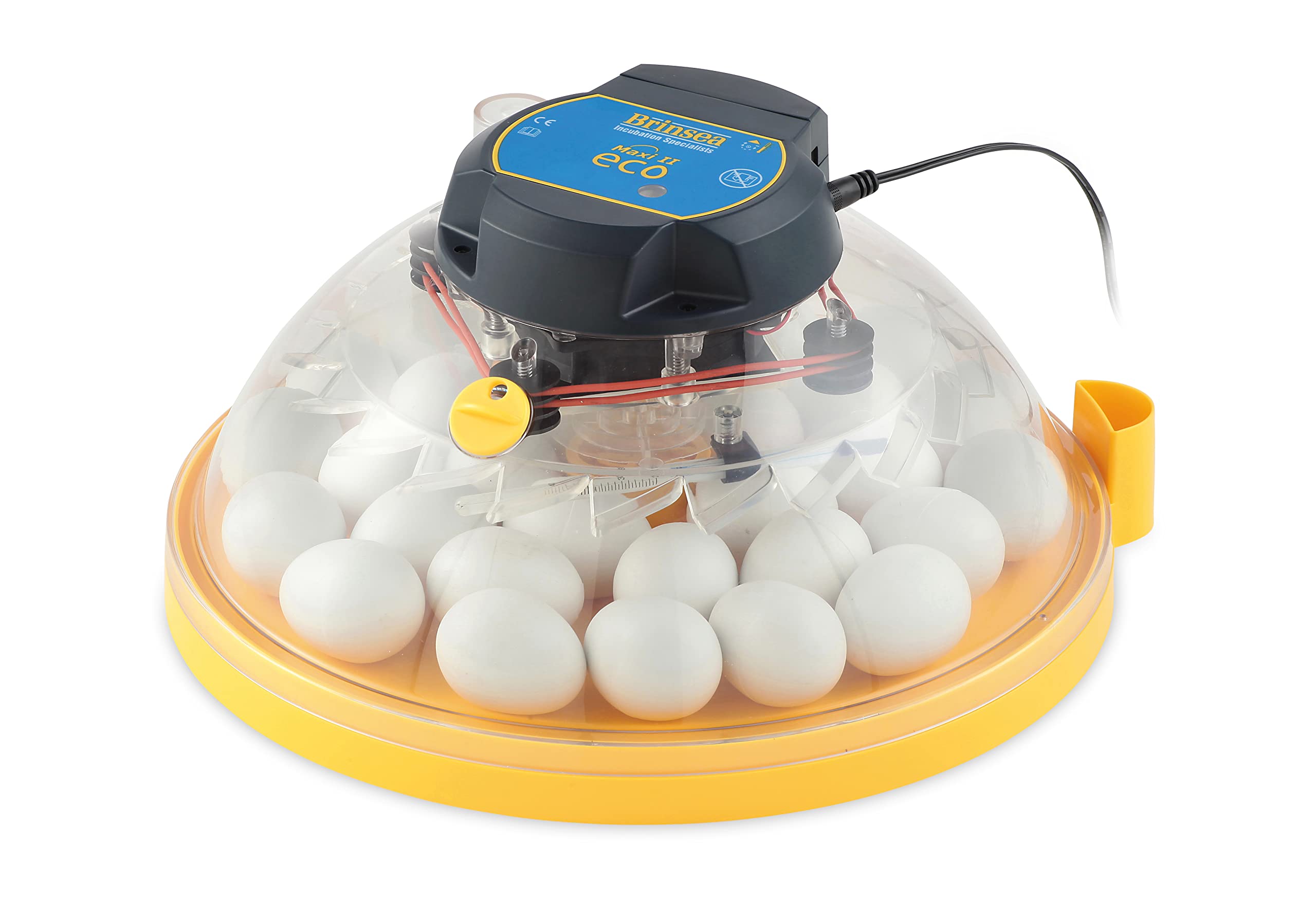 BRINSEA Incubadora Maxi II Eco - Capacidad para 30 Huevos de gallina- Incubadora analógica con volteo Manual - Apta como nacedora