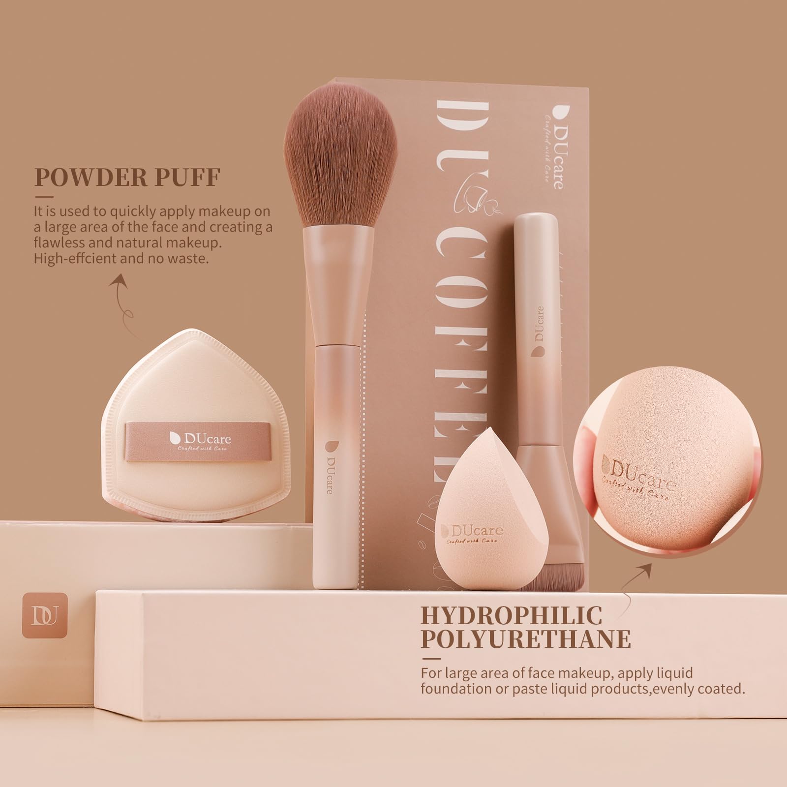 DUcare Makeup Brush Set