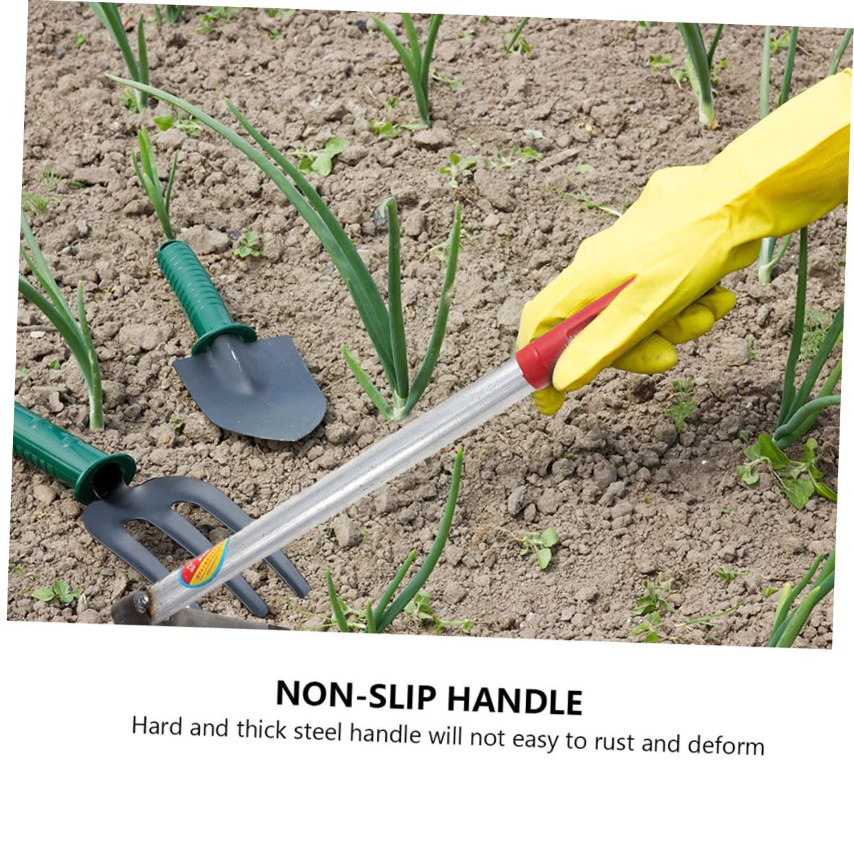 Outil De Houe De Jardin Avec Manche En Fer - Petite Houe Inox Pour Désherbage Précis - POPETPOP