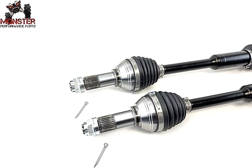 Miniatura 4 de Monster Axles Juego completo de ejes para Can-Am Defender HD8 y HD10, serie XP, se adapta a una longitud de stock de hasta un kit de elevación de 4