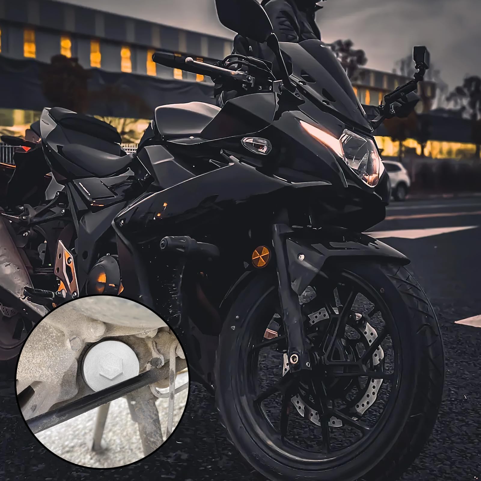 Motocicleta Scooter Aceite Tapón De Drenaje Conjunto Gy6, Tapón De Llenado De Aceite, Uego De Scooter Con Tapón De Drenaje De Acei, Para 50-150Cc